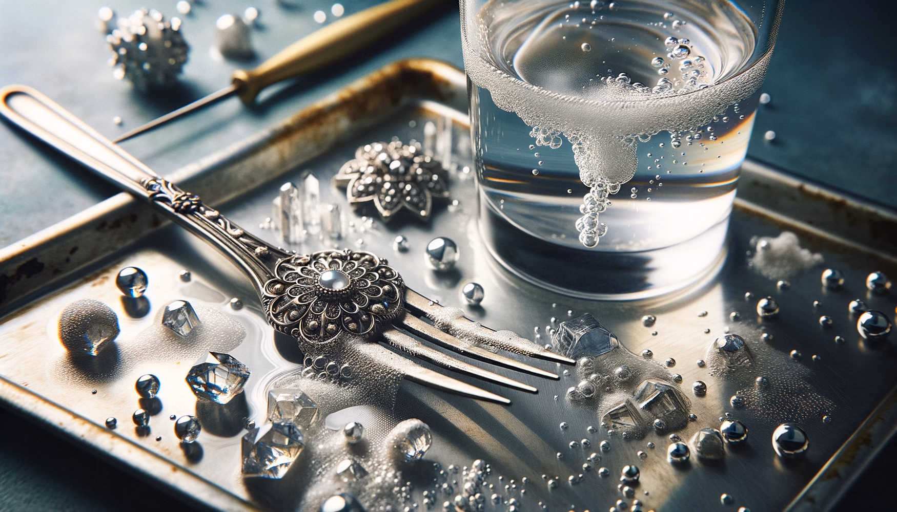 Восстановление блеска серебра методом мягкой электрополировки