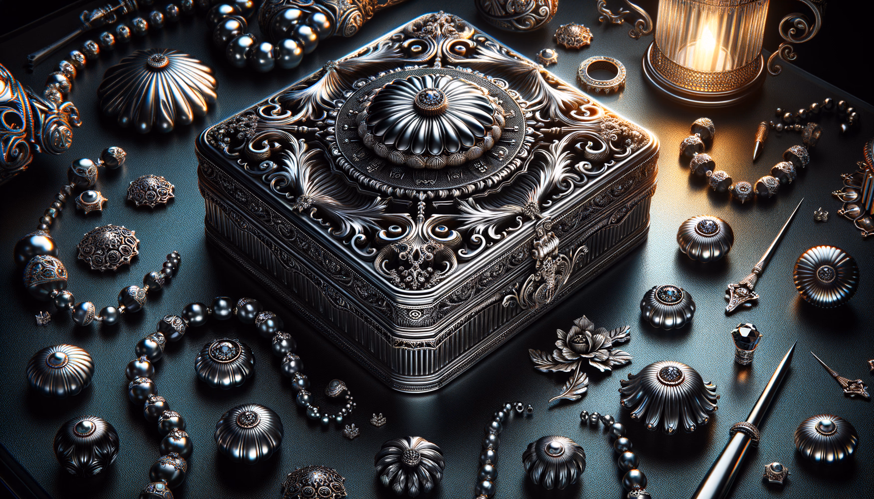 Восстановление блеска у изделий с чернением без удаления тени