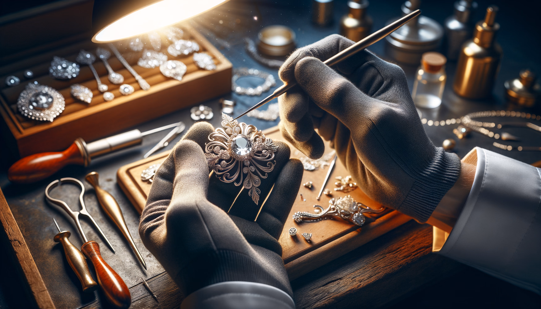 Восстановление изогнутых булавок и застёжек