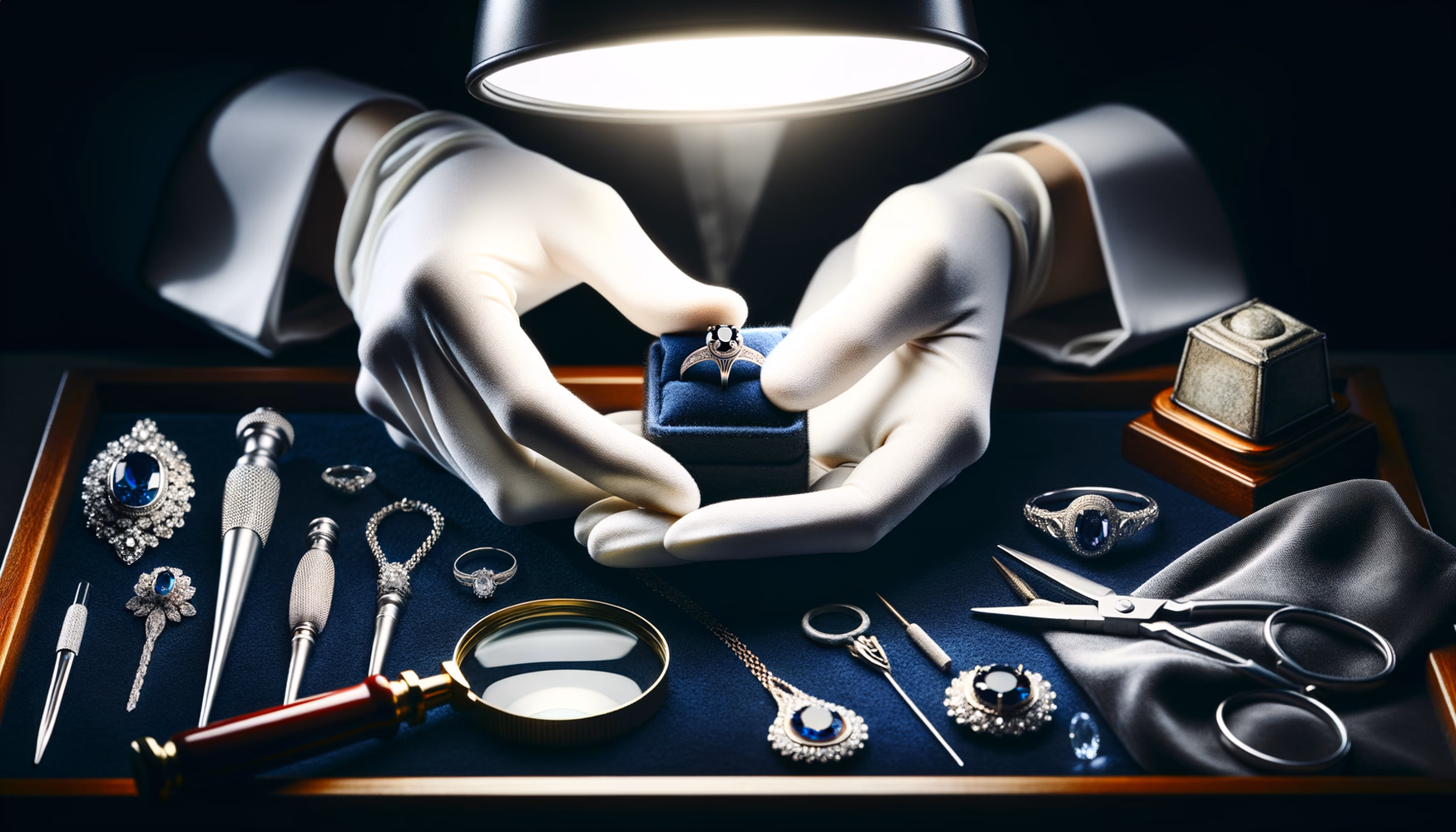 Восстановление ювелирных вставок после механического повреждения